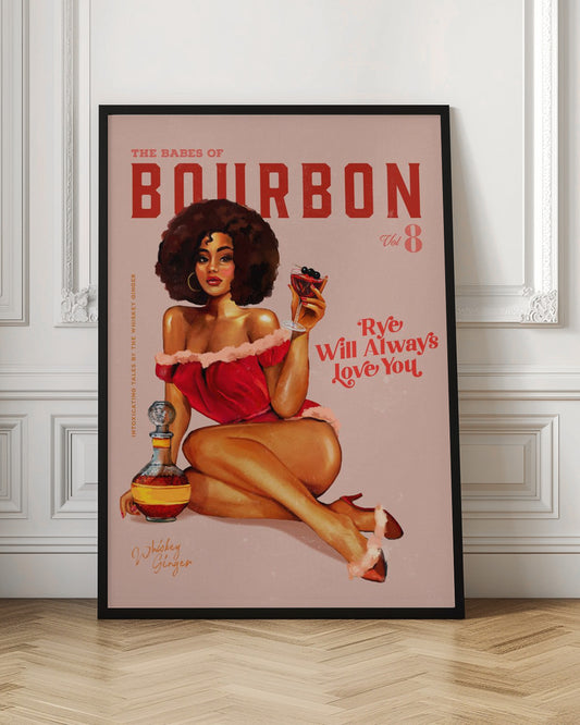 Babes of Bourbon Vol 8 Vintage Pinup Girl With Afro