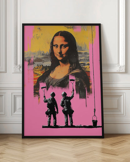 Pink Mona lisa