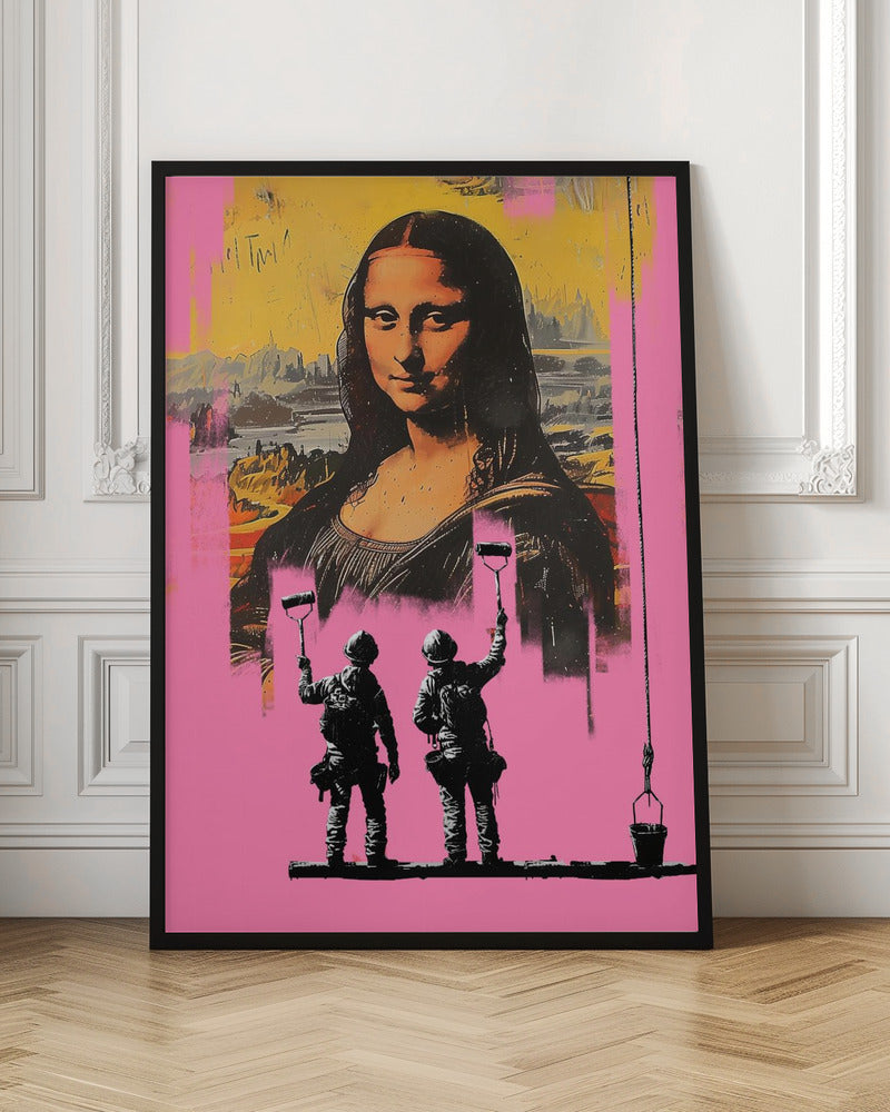 Pink Mona lisa