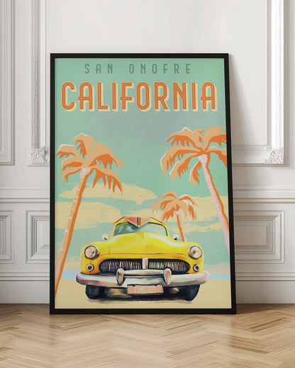 California Surf Poster