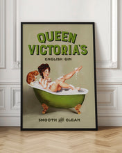 Load image into Gallery viewer, Queen Victoria English Gin Bath Pinup Girl
