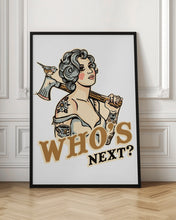 Load image into Gallery viewer, Who&#39;s Next Badass Tattoo Pin Up | Women wall art
