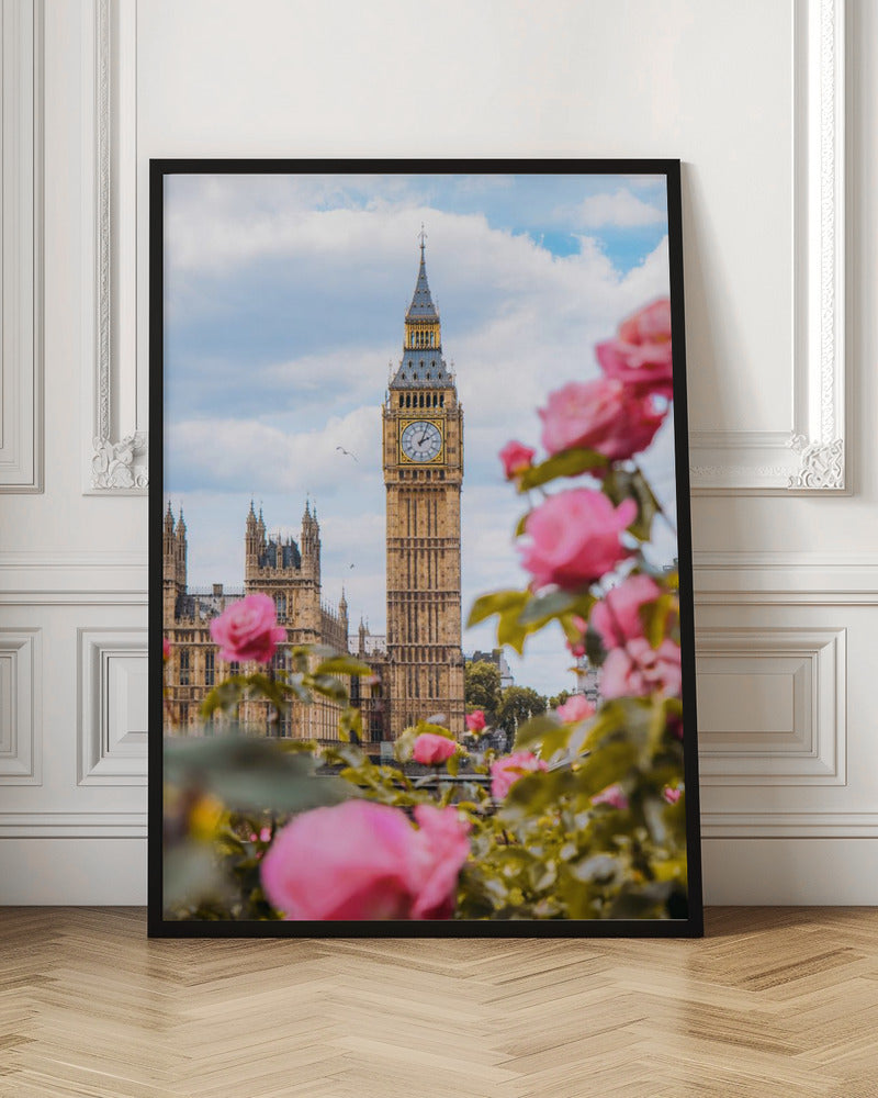 Big Old Friend | Floral Big Ben London Wall Art