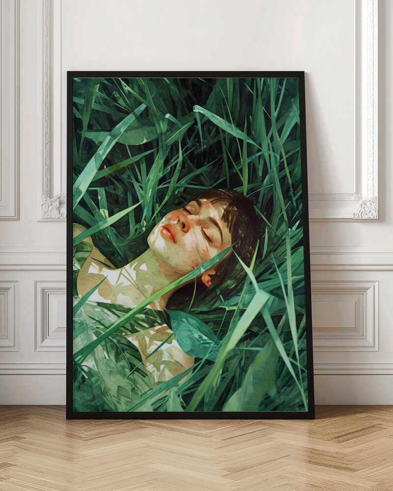Relax Time Woman and grass