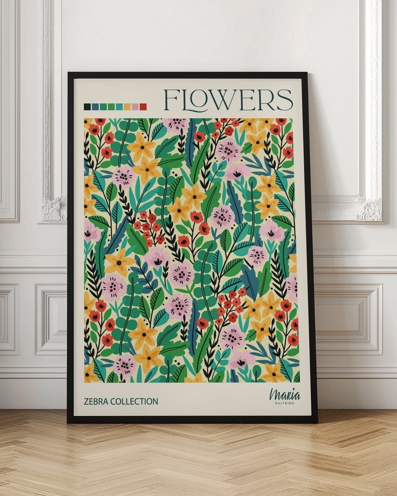 FLOWERS. Zebra Collection