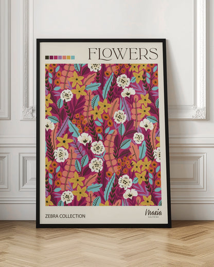FLOWERS. Zebra Collection