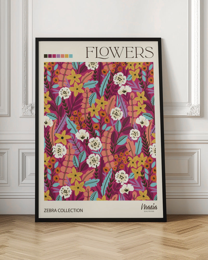 FLOWERS. Zebra Collection