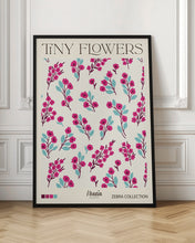 Load image into Gallery viewer, TINY FLOWERS. Zebra Collection | Floral wall art
