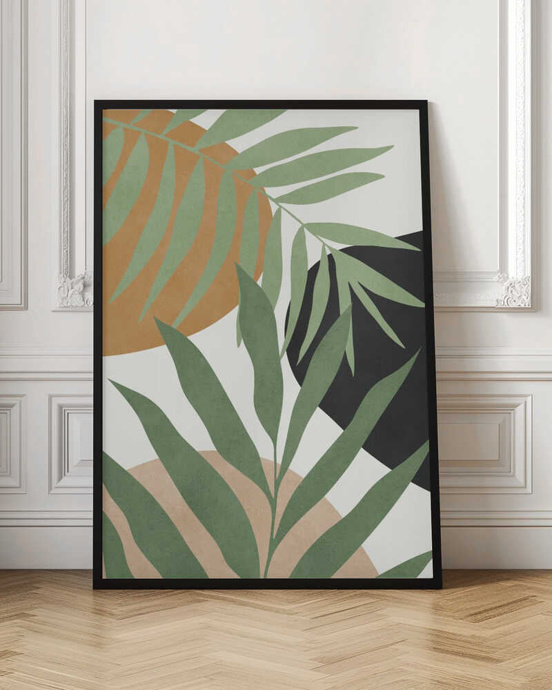 Earthy Palm Shapes