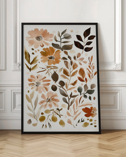 Pastel flower collection