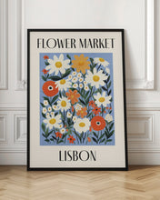 Load image into Gallery viewer, Flower Market Lisbon Portugal
