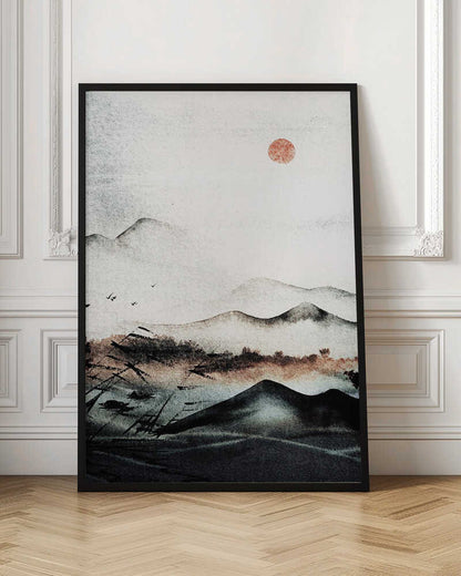 Misty Sunrise Peaks
