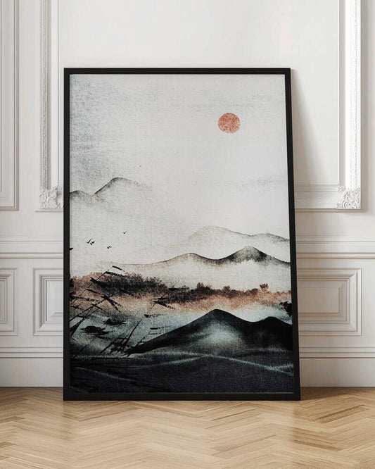 Misty Sunrise Peaks