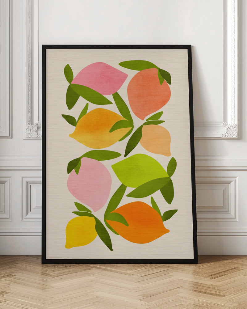 Wild Mango | Colourful fruit wall art