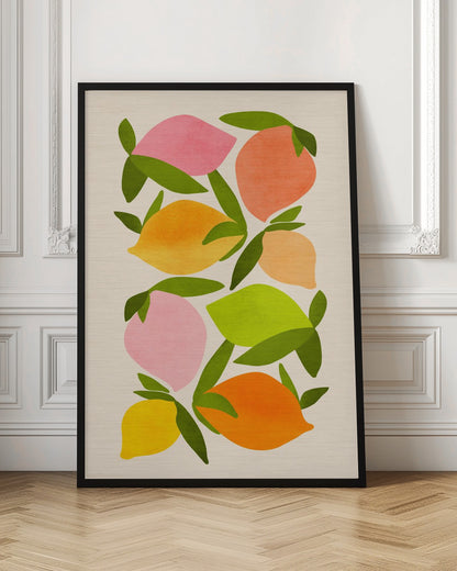 Wild Mango | Colourful fruit wall art