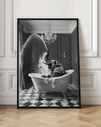 Splish Splash Safari Elephant in Bath Tub