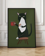Load image into Gallery viewer, Coffee cat
