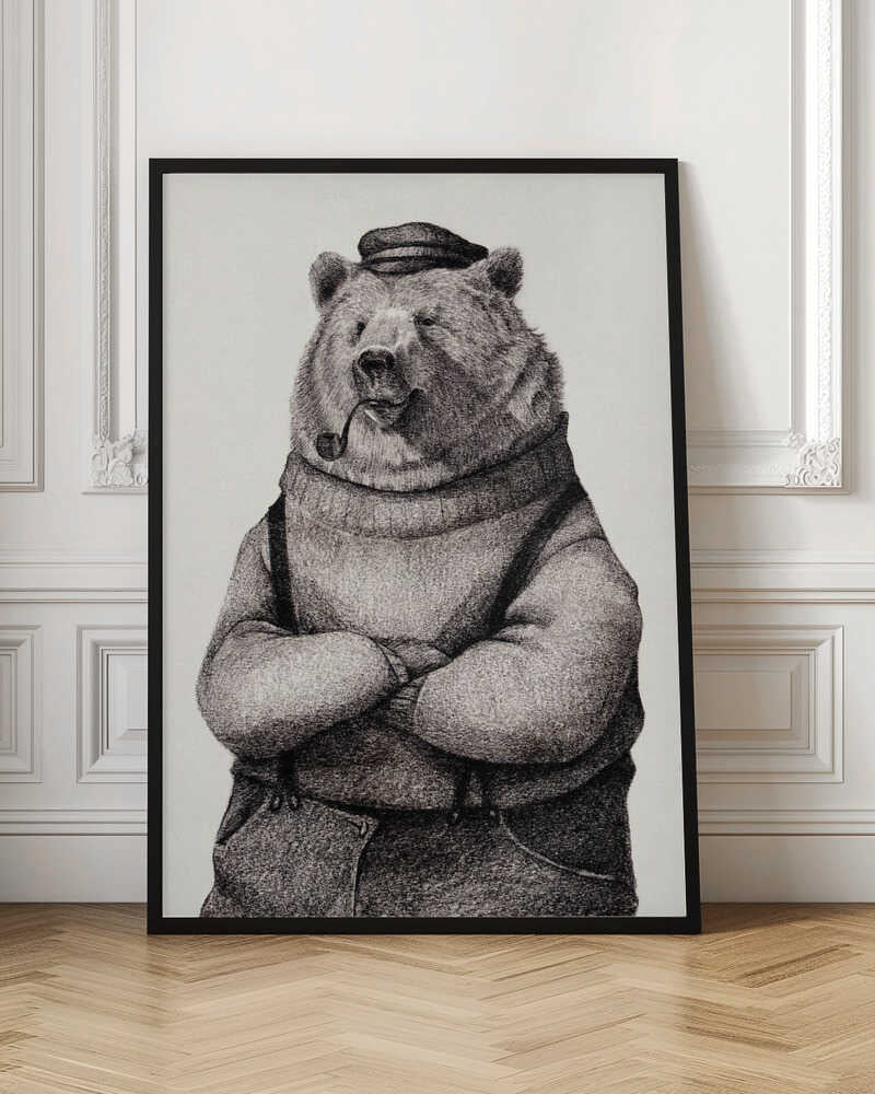 Bear In Vintage Attire