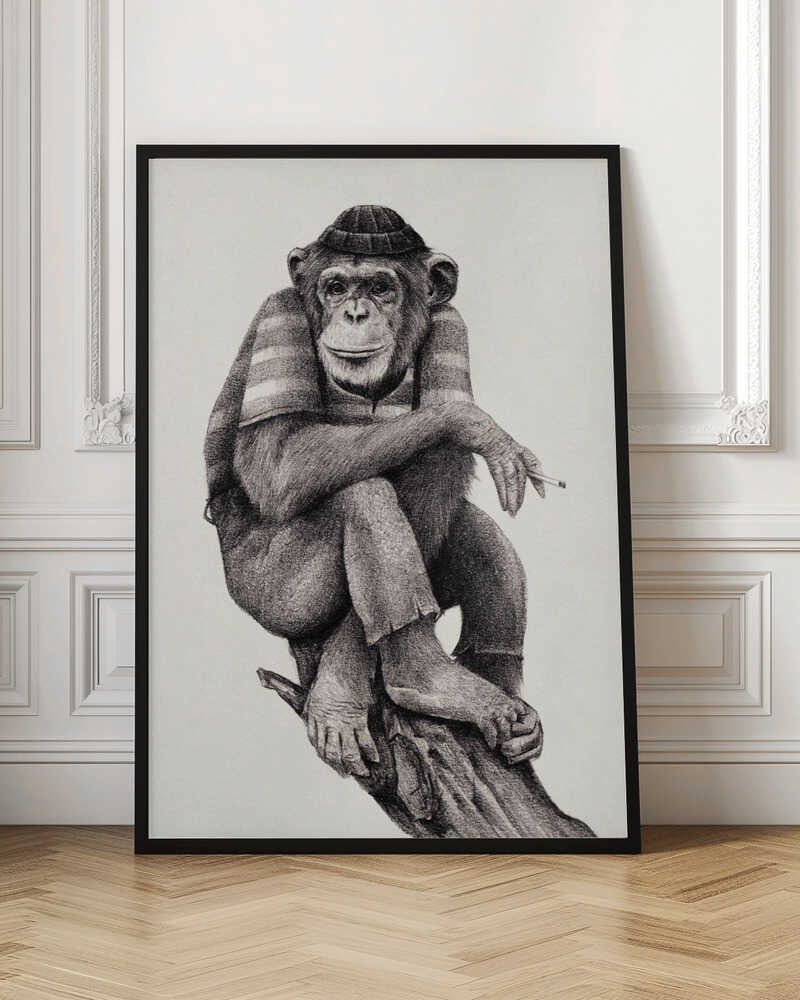 Smoke & Chill Monkey Animal Art