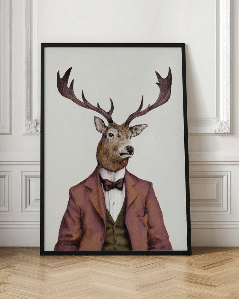 A deer With Human Attire—wearing