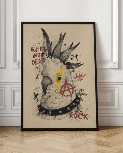 Cockatoo Uprising Punk Art