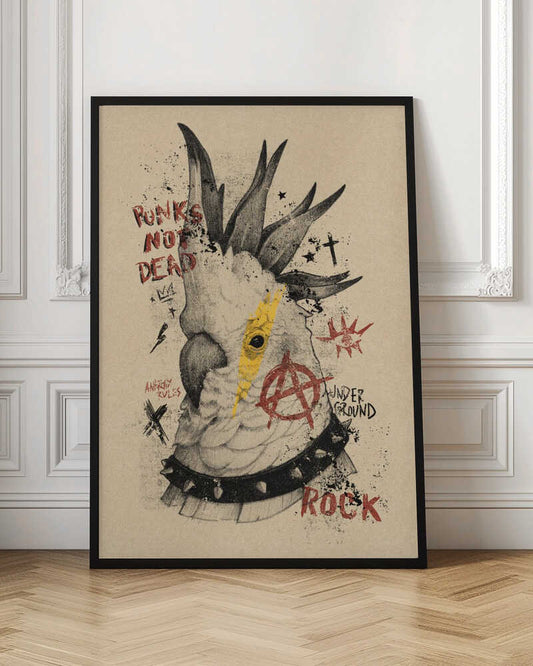 Cockatoo Uprising Punk Art