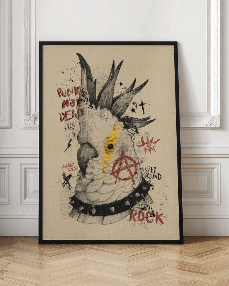 Cockatoo Uprising Punk Art