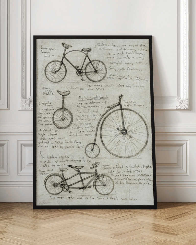 Vintage Bicycle Sketches