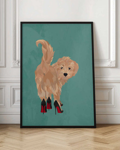 Doodle In Red Heels