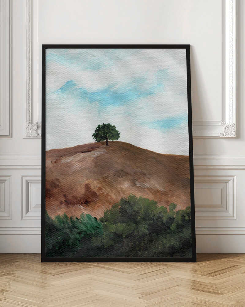 Hill Under A Blue Sky