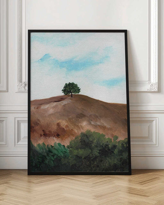 Hill Under A Blue Sky