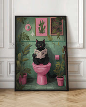 Load image into Gallery viewer, Toilet Time Cat
