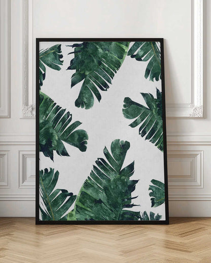 Watercolor Tropical Leaves