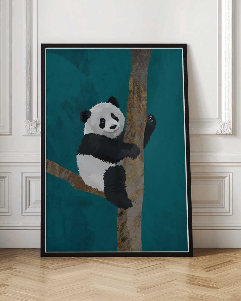 Climbing Panda Cub