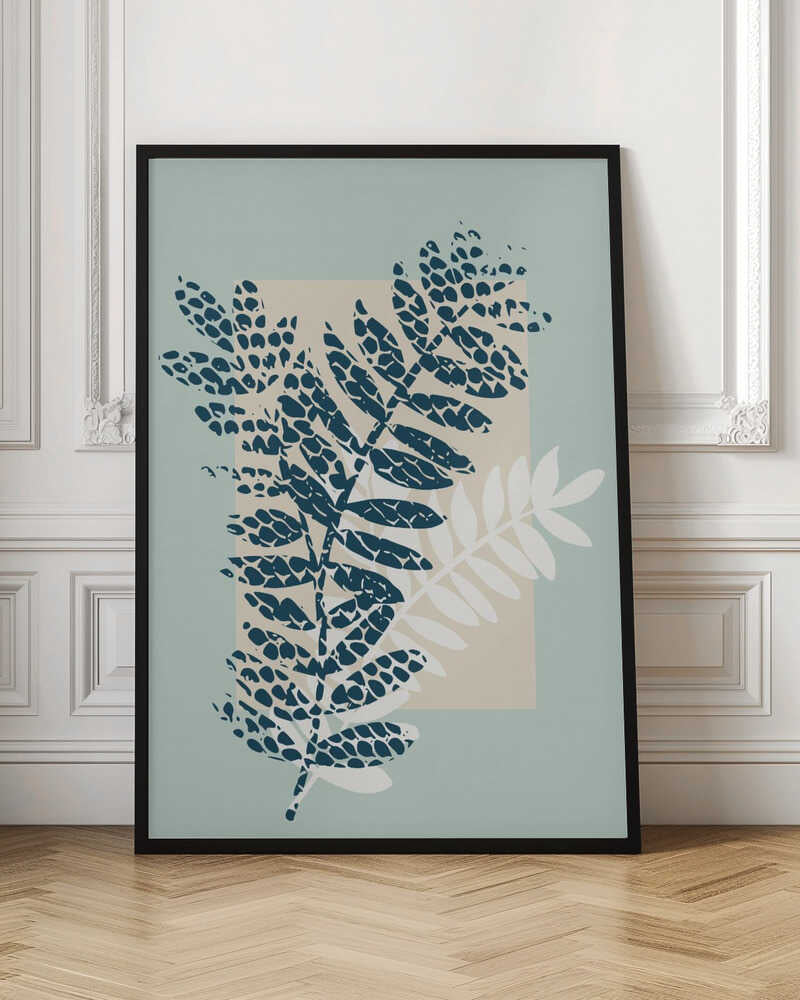 Textured Botanical Leaves