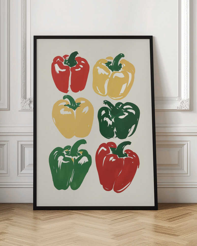 Colorful Bell Peppers Art