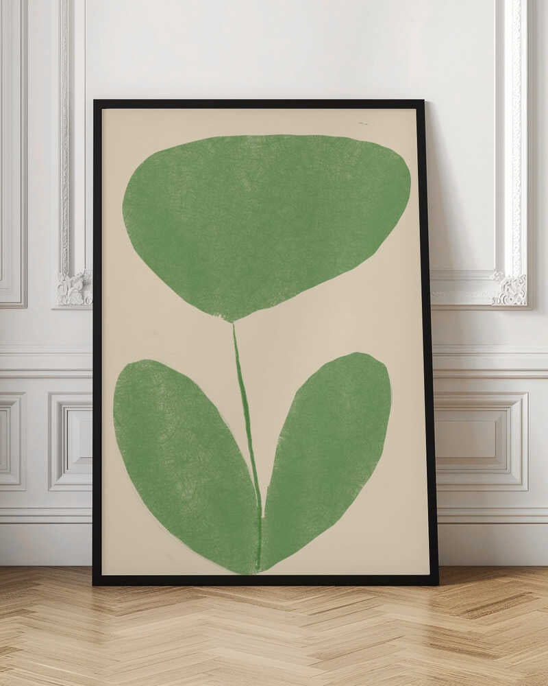 Minimalist Green Leaf
