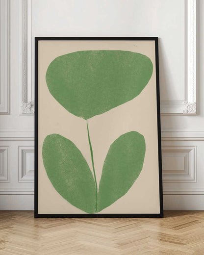 Minimalist Green Leaf