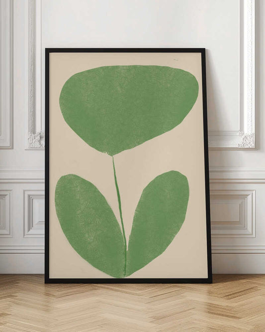 Minimalist Green Leaf