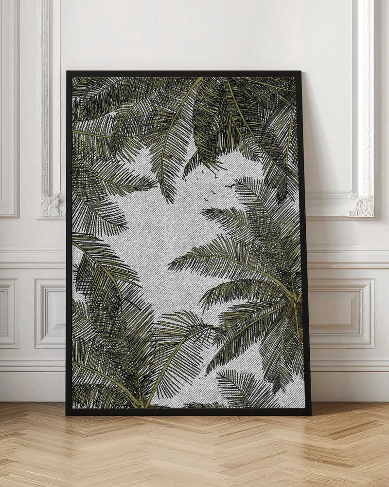 Tropical Palm Sky View