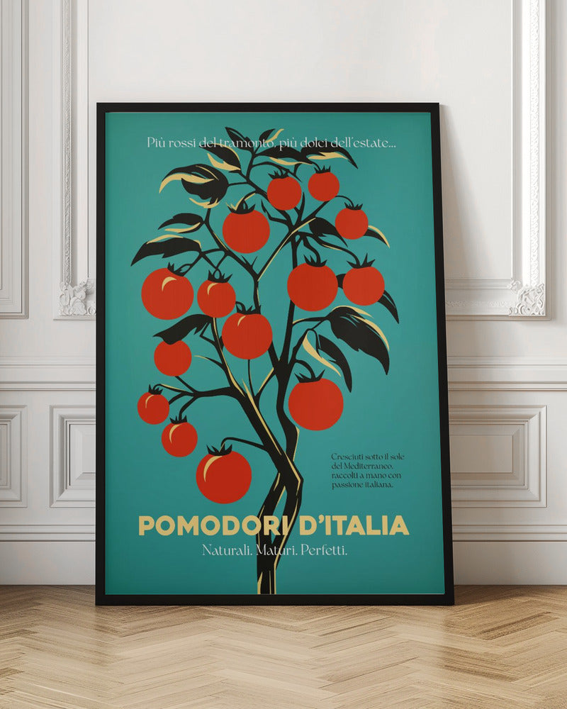 Vibrant Red Tomatoes | Kitchen wall art