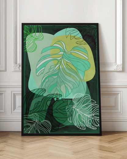 Green Organic Monstera