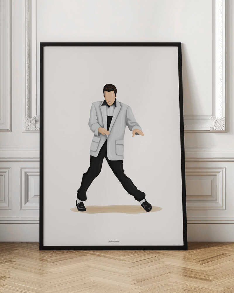 Dancing Man Retro Style