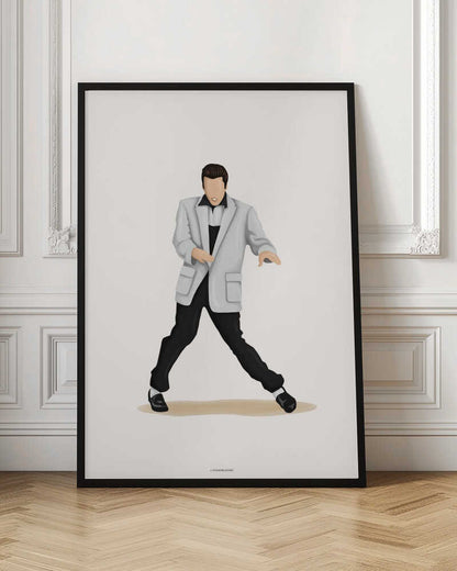 Dancing Man Retro Style