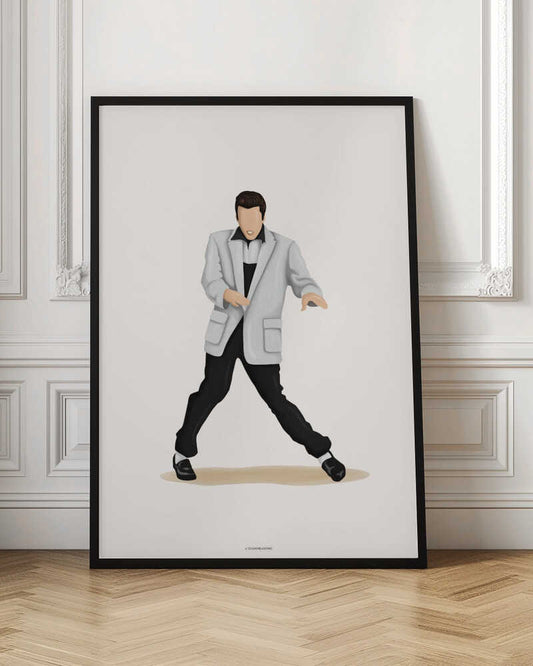 Dancing Man Retro Style