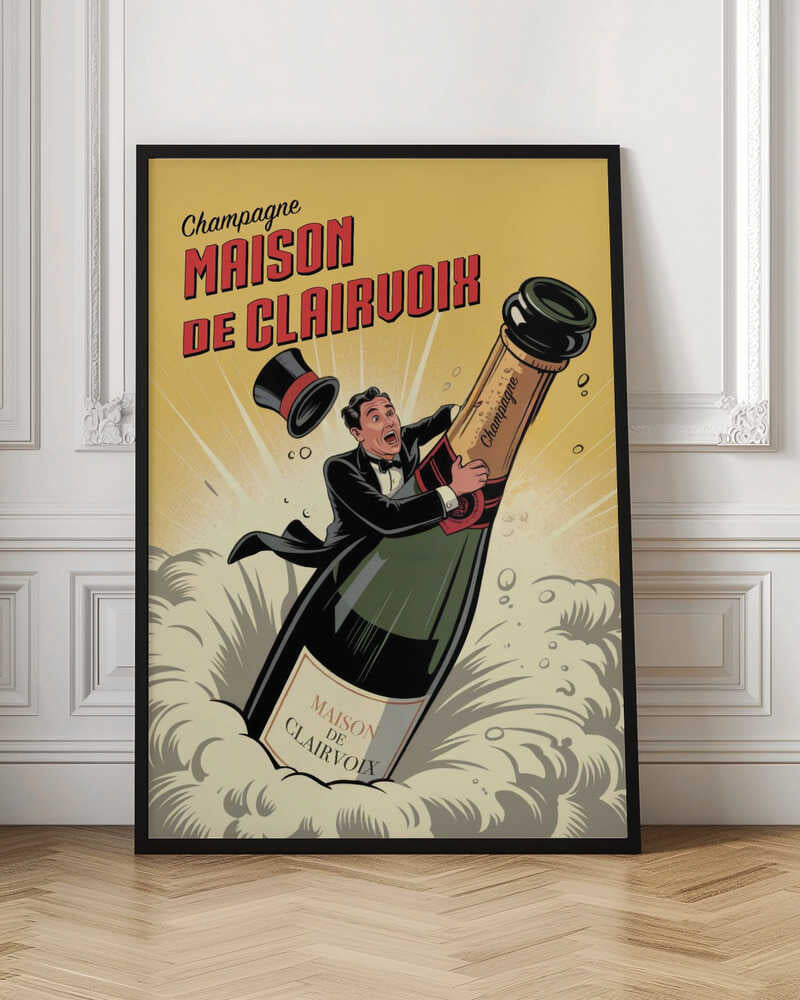 Maison De Clairvoix Vintage Advert Poster Art