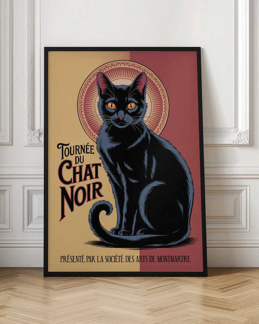 Chat Noir Vintage Advert Poster Art