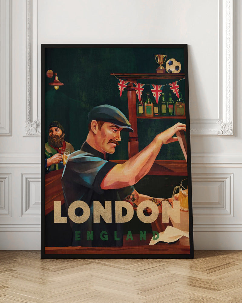 London England Pub Bartender