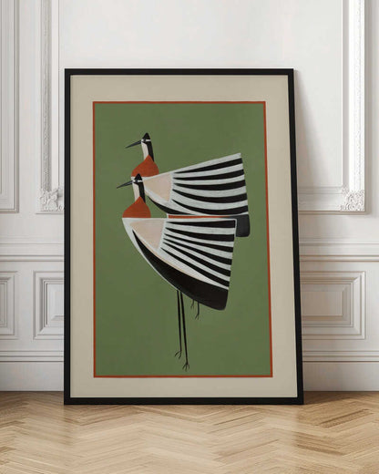Striped Bird Pair