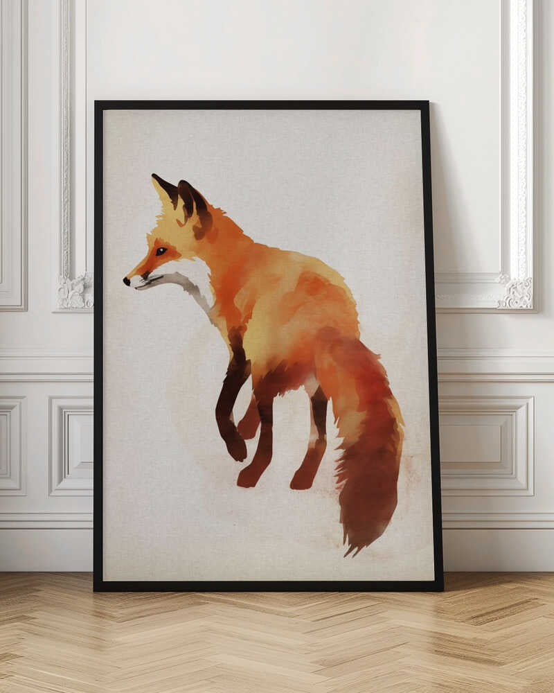 Red Fox Watercolor